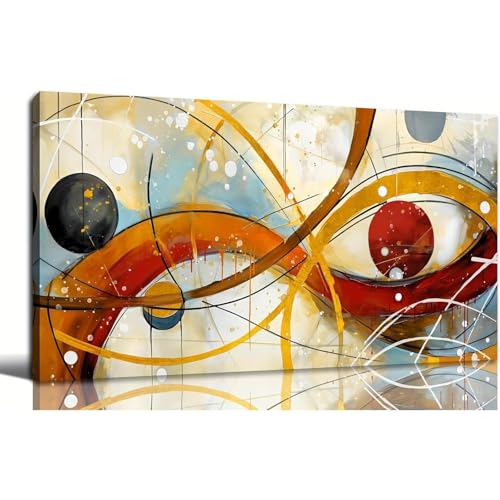 Grande toile abstraite moderne salon et chambre LSYALUCK