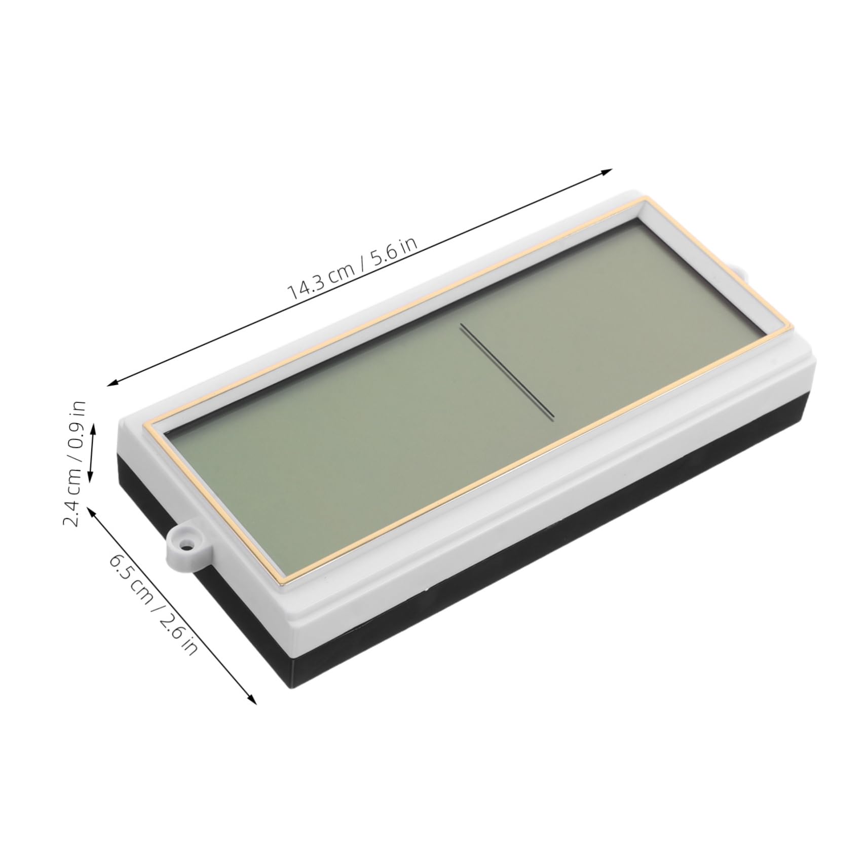 SUPVOX Digital Hygrometer Indoor Thermometer with LCD Display Accurate Temperature and Humidity Monitor for Home Office Stylish Wall Mount Design for Versatile Use