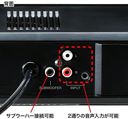 サンワサプライ 液晶テレビ・パソコン用サウンドバースピーカー MM-SPSBA2N 【マルチメディア】