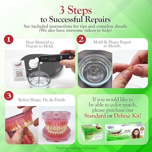 image for SmileFix Basic Dental Repair - for Missing Or Damaged Teeth - Fix Gaps