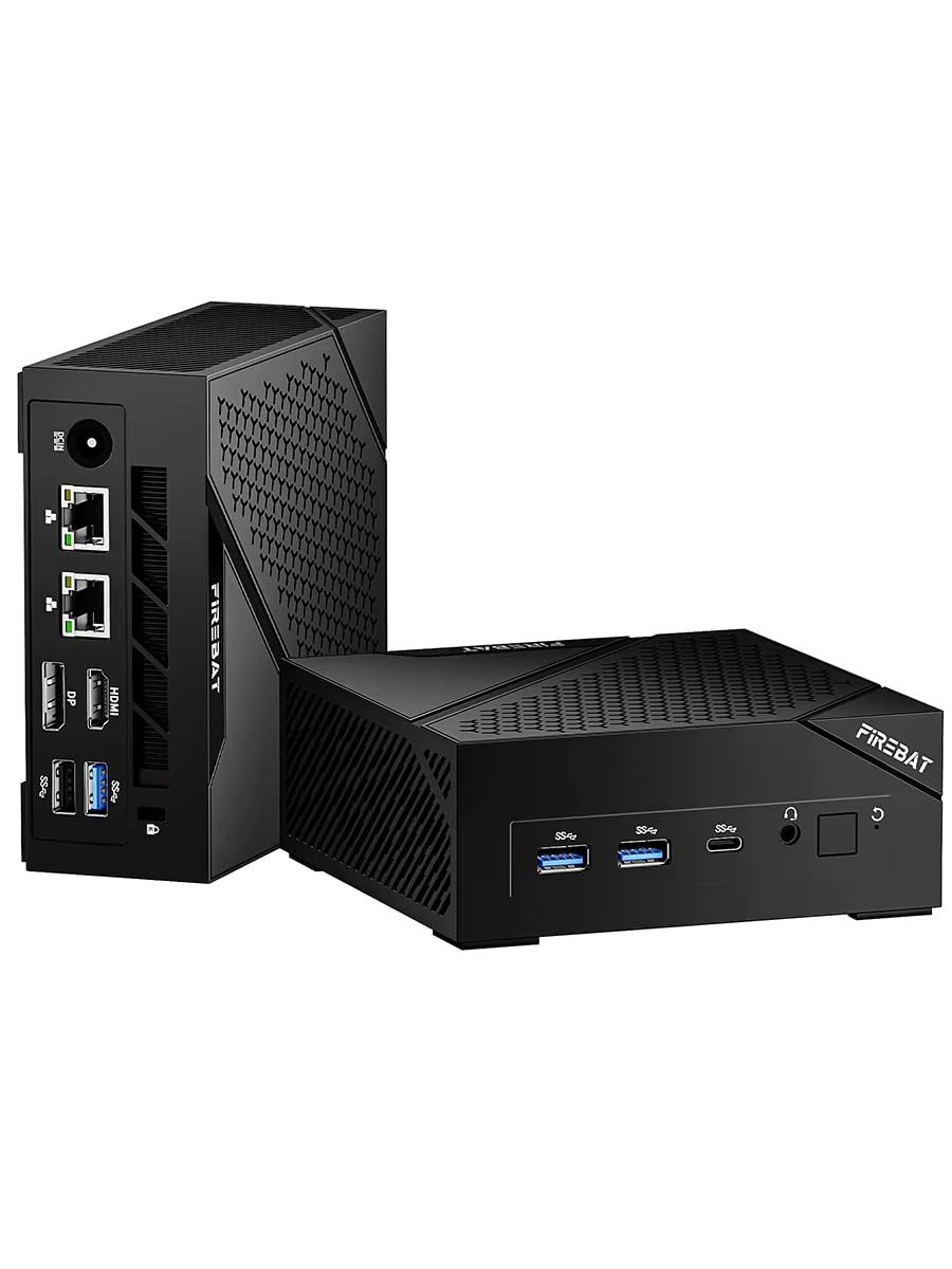FIREBAT AM02 LP Mini PC R5 6600H 16Go DDR5 512Go SSD Dual RJ45 Win11