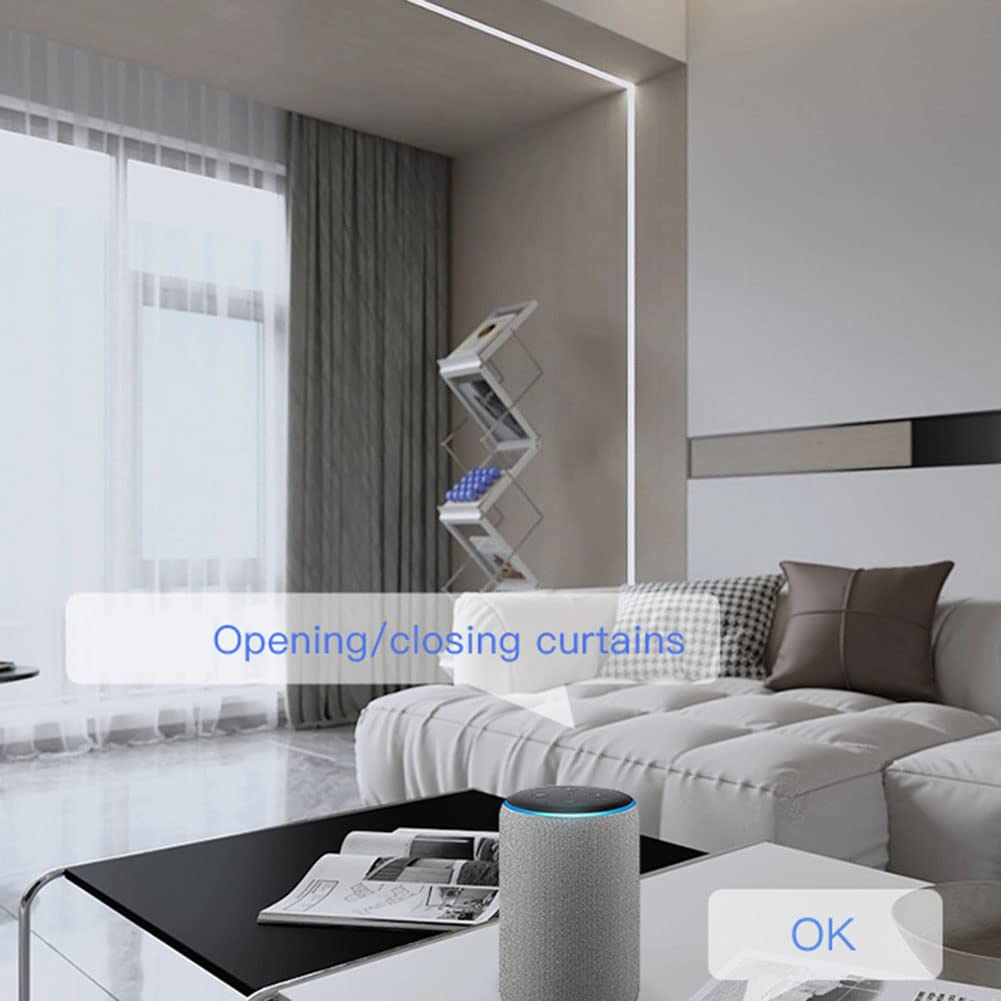 2PZ Tuya Smart Automatico Apri Tenda Bluetooth Roman Rod Tende Switch Robot per Alexa Home