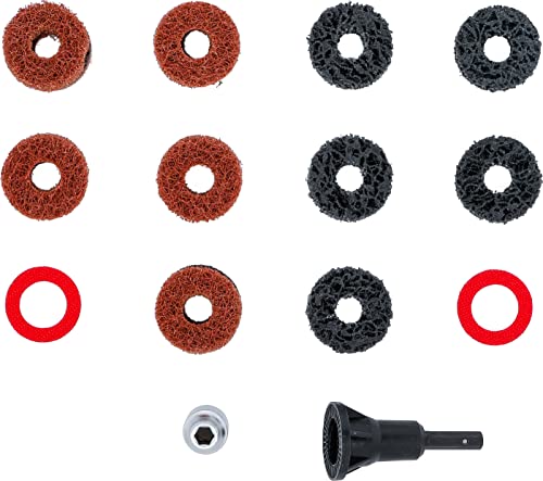 BGS 9736 | Radnabenschleifer-Satz | für Stehbolzen und Radmutternbolzen | 14-tlg.