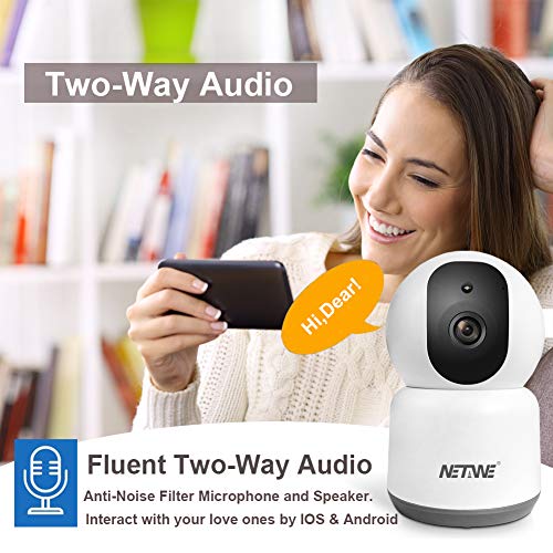 Netwe 4MP Security Camera WiFi IP Camera Dual Band 5Ghz/2.4Ghz Indoor Home Wireless Camera for Dog Pet Baby Nanny… - Image 4