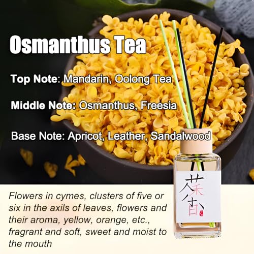 Set de 3 Difusores de Varillas 100ml Aroma Osmanthus Tea miniatura 2
