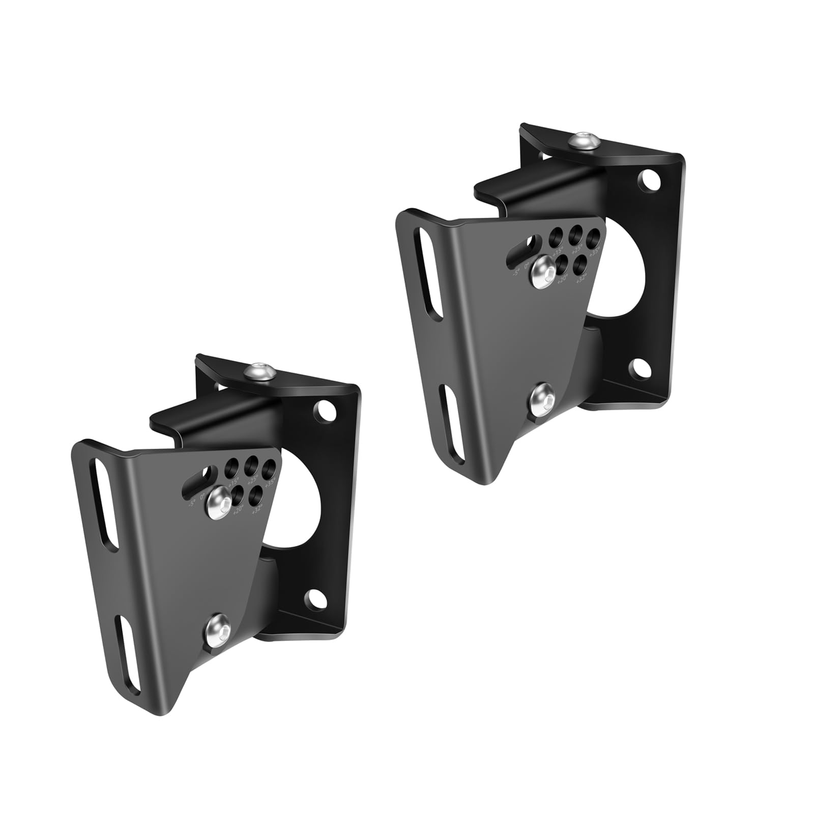 Supports muraux robustes pour haut-parleurs Samsung/Bose/LG/Yamaha/Teufel, support mural à angle réglable, supporte jusqu'à 40 kg (1 paire)