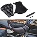 Eul ina Cojín de asiento hinchable 3D de absorción de golpes, cojín de asiento transpirable antideslizante protección solar funda de cojín moto universal (L)