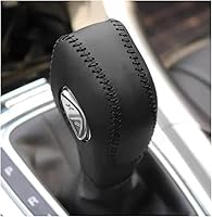 Vista 6 de Cubierta de perilla de cambio de marcha DEYTOP para Fusion/Escape/Focus/Fiesta, tapa de perilla de cambio de cuero para EcoSport/Transit/C-Max