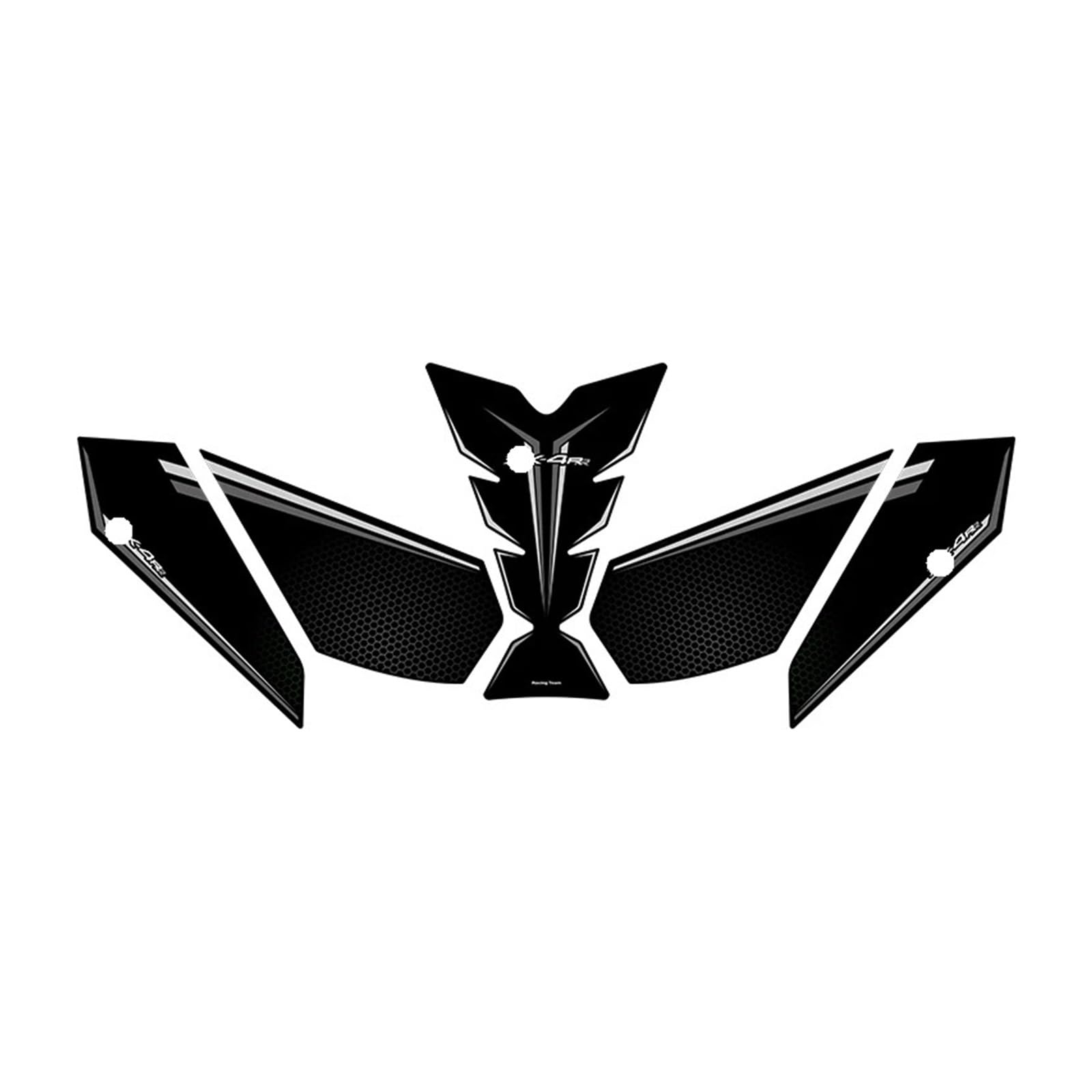 for Kawas&AKI ZX4R 4RR Motorcycle Accessories Gas Fuel Pad Decoration Refit Decals of Fuel Tank Protection Stickers Kits Fuel Tanks Pads