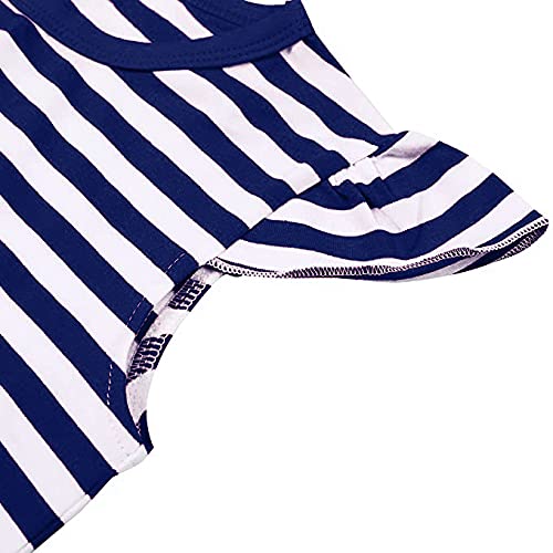 Lukycild Baby Girls Summer Clothes Casual Clothing Suit Short Sleeve Striped T-Shirt +Pants #TOP3