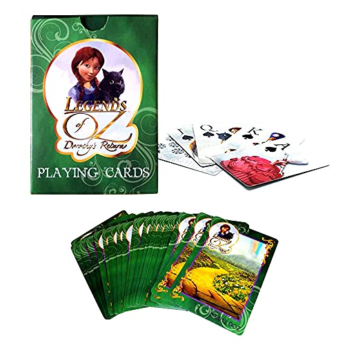 "Leyendas de Oz" película personajes – 52 tarjeta Poker deck – Leyendas De Oz – Juego de cartas con comodines para niños, estándar tarjetas de juego, divertido de la cubierta de tarjetas con oz personajes.