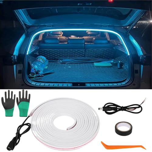 Universal Trunk Waterproof Led Light Strip,Dynamic Flowing Car Trunk Light Strip,Can Be Cut Auto Exterior Decor Atmosphere Lights,Suitable For Cars Suvs Truck
