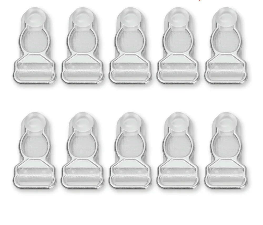 HKGYTRBN Bra Clips Corset Leg Garter Suspender Ends Hooks Hosiery Stocking Grips Alloy 10Pcs 10/12mm