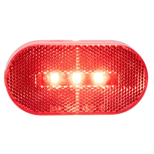 Luz marcador LED 4x2" Long Haul 2 Pack Clear/Red miniatura 2