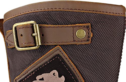 Osstone OS-5008-1-H-BROWN-IT Moto Boots For Men Designer Fashion Zipper-Up Leather Chukka Western Boots Casual Shoes Os-5008-1-H-Brown Us 10 thumb #6