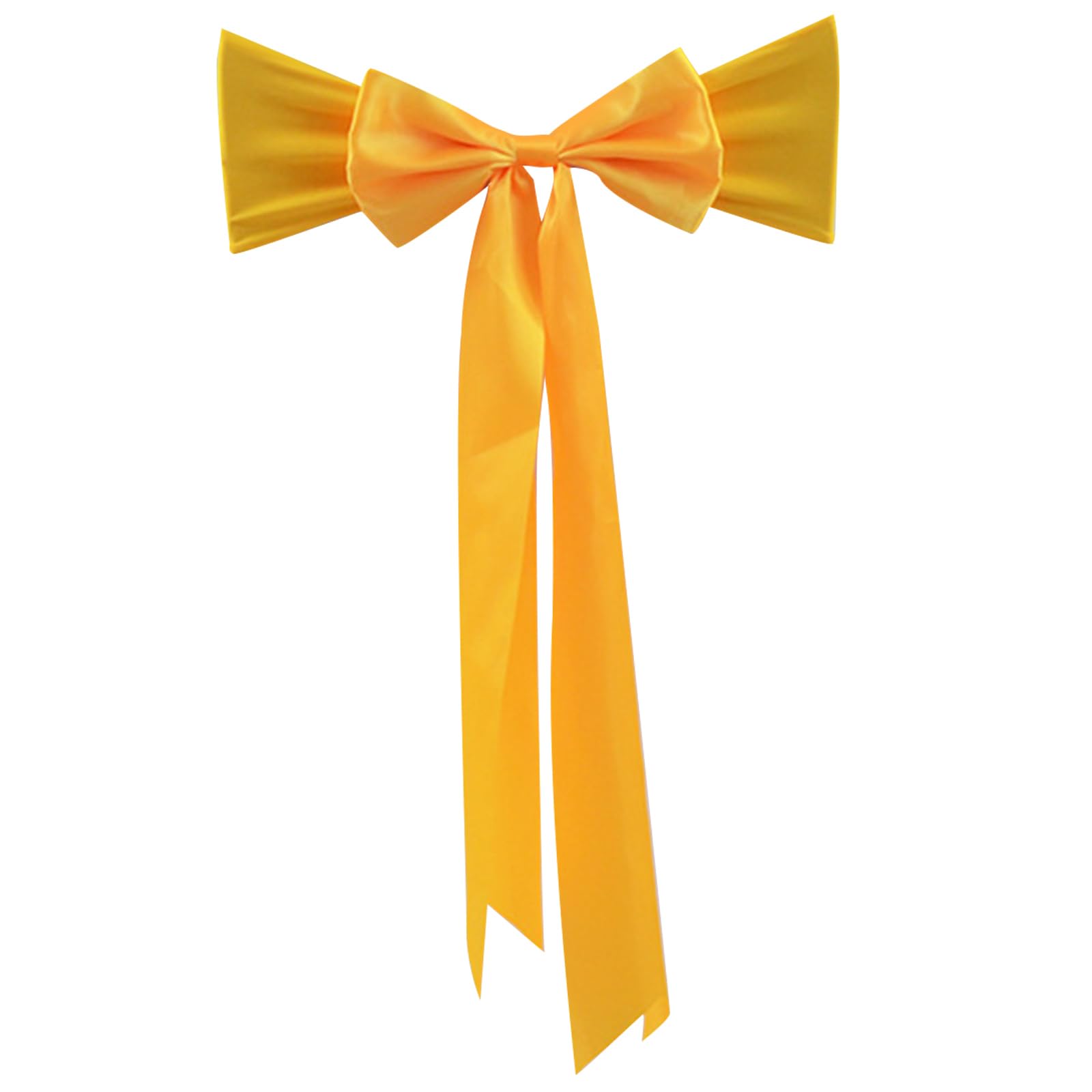 Hsioluted Chair Back Cover Chair Ribbons with Extended Tail Ribbon for Wedding Enhances Event Space Decoration Decorations