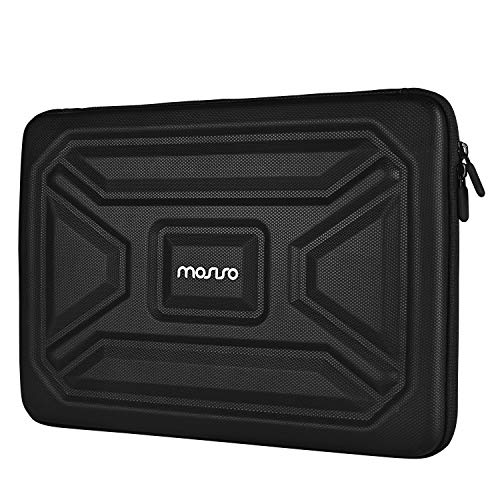 MOSISO Funda Protectora Compatible con 13-13.3 Pulgadas MacBook Air/MacBook Pro Retina/2019 Surface Laptop 3, PU Cuero Bolso de de Fácil Agarre...
