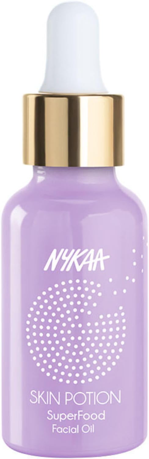 Nykaa Naturals Skin Potion Superfood Facial Oil, 30ml| Hydrating Skincare Face Serum with Vitamin C| Enriched With Grapefruit Oil & Other Essesntial Oils| Lightweight| Quickly Absorbs