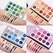 Beauty Glazed 60 Shades Color Board Eyeshadow Palette Shimmer Matte and Glitter Eye Shadow Soft Creamy Texture Waterproof Blendable Long Lasting Eye Makeup Palette