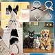 FINGERINSPIRE 4 Stück Perlenhalsband Für Katzen Und Hunde Strass Halskette Für Haustiere Mit Schleife Herzanhänger Perlenhalsband Verstellbar Für Hochzeiten Partys Kleine Hunde Schmuckzubehör