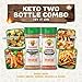 Keto Combo Herb, Spice and Seasoning Gift Set, Pack of 2 - Everything, Taco Tuesday - Premium All Natural & Healthy Spice Blend - Chicken, Beef, Seafood, Salad, Vegetable