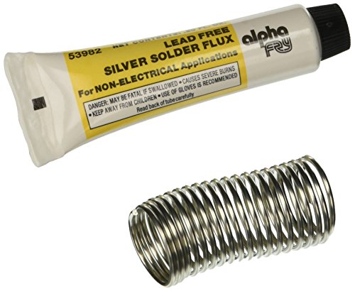 alpha fry 53982 AM53982 Cookson Elect Lead-Free Silver Solder and Flux Kit No Size No Color