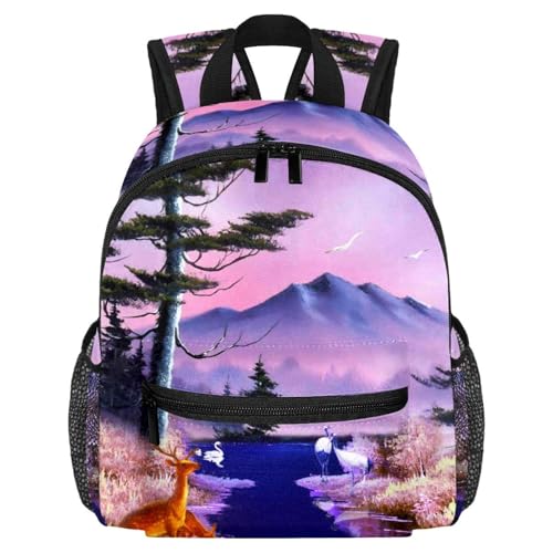 Sac à dos léger cygnes anti-fatigue avec porte-bouteille