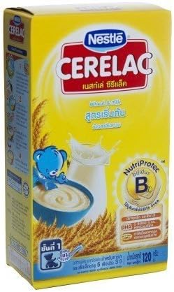 Nestle Cerelac baby food (Wheat & Milk) Size 120 g.