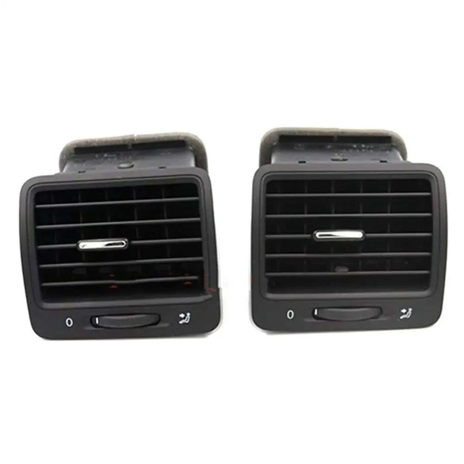 for VW for Jetta MK5 Dash Board Air Outlet Vent Conditioning Conditioner 1K0819703 Car Dashboard Air Vent(Black L and R)
