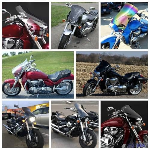 Pare-brise moto déflecteur anti-vibrations pour Boulevard M109R - 5