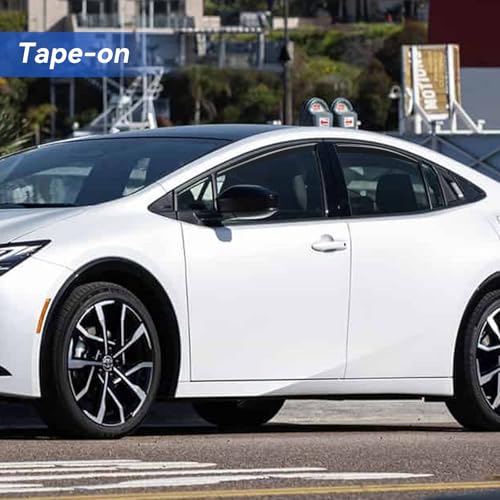 Image of Window Visors Rain Guards for 2023 2024 2025 2026 Toyota Prius & Prius Prime, Out-Channel Window Vent Wind Deflectors Visors Shades