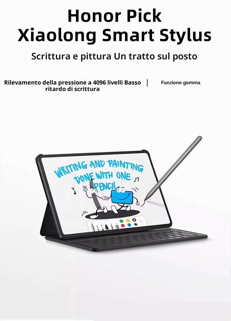 Smart Pen originale per Honor Pad 9 / Honor Pad X9 Pro Touch Pen Stylus Pen con Palm Rejection Flat Replacement Writing Pen