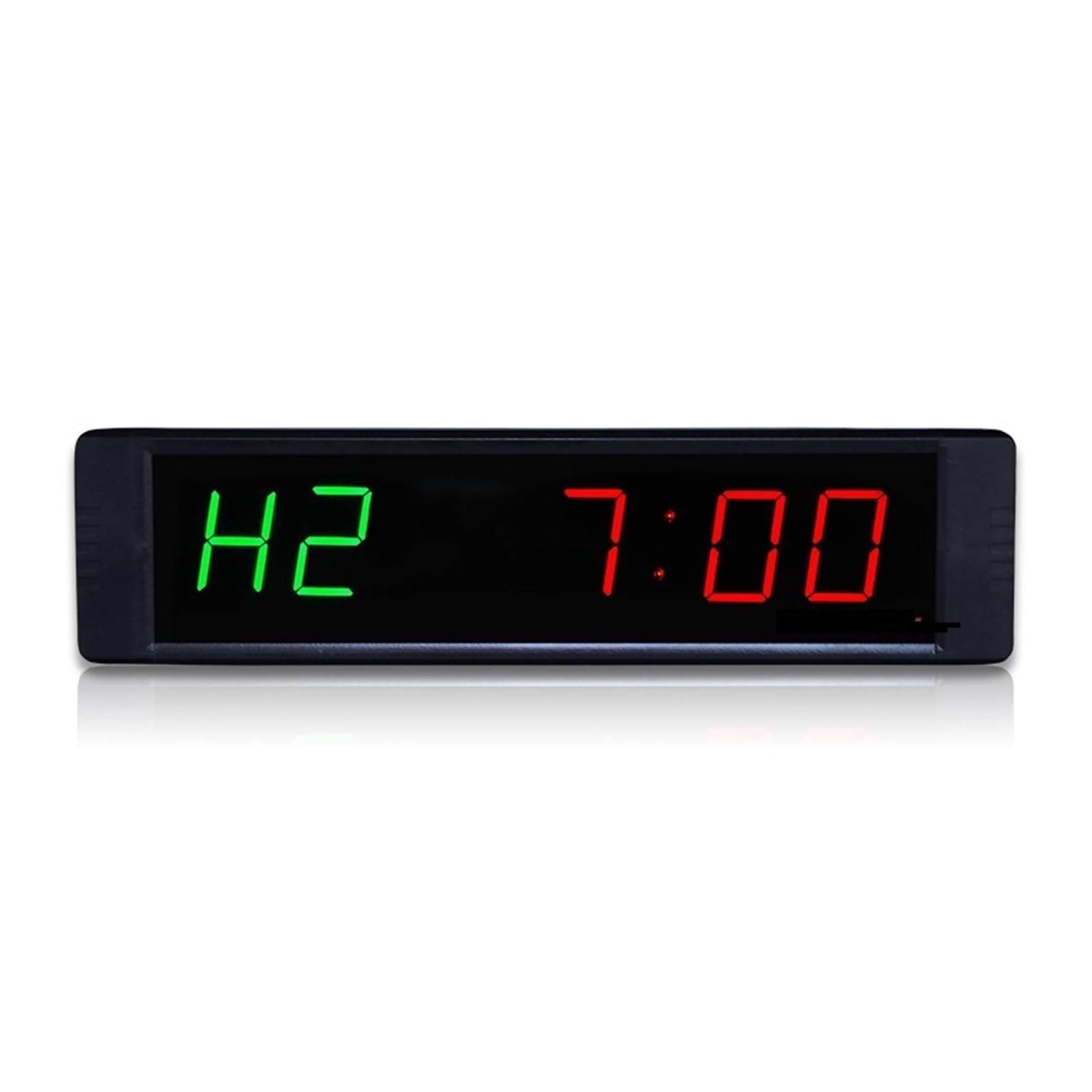 CVFRDD LED Countdown Clock, 1" Wall Led Digital Clock Remote Timer Gym(GI2G1R)