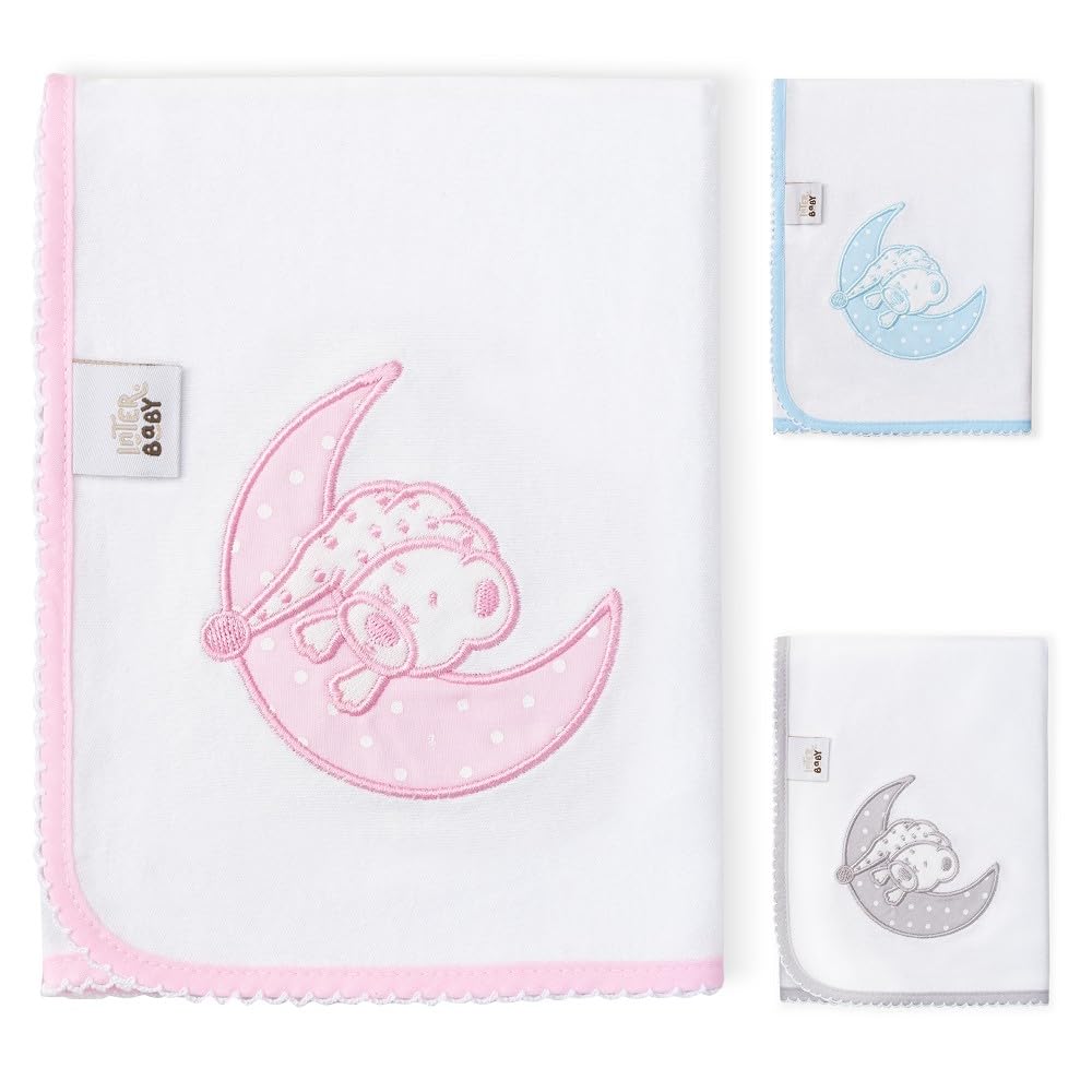 Interbaby Pink Sleep Embroidered Chiffon