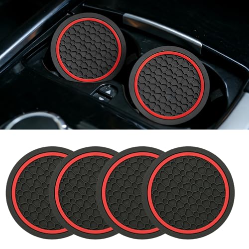 4 Piezas Posavasos para Auto 2.75 Pulgadas Antideslizantes miniatura 1