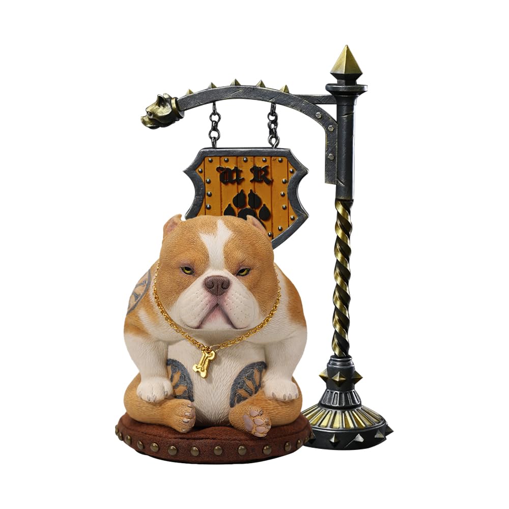 Amazon.co.jp: JXK フィギュア アメリカンピットブル犬 American BULLY