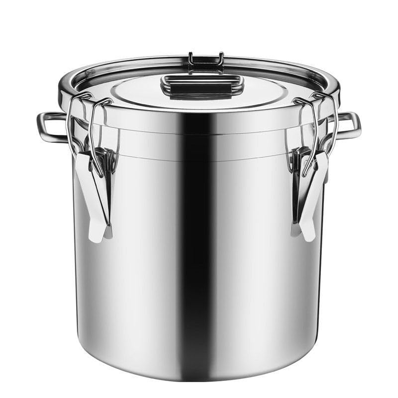 Boîte de rangement riz et céréales en inox pour une cuisine moderne