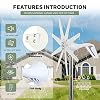 10000W Vertical Axis Wind Turbines Generator Kit,110V/220V for Home Hybrids Streetlight Use (with Controller)