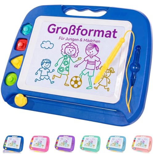 SGILE Magnettafel Kinder, Maltafel Zaubertafel Spielzeug, Groß 42 x 32 cm
