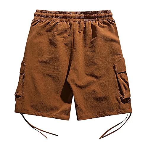 Zydvens Workout Shorts, Golf Shorts, Denim Shorts, Compression Shorts, Linen Shorts, Mens Linen Shorts, Mans Shorts, Shorts Big And Tall, Mens Athletics Shorts,Brown,Large #TOP3