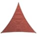 Windhager 10971 - Vela de sombra para patio, triangular 3.5m, color terracota
