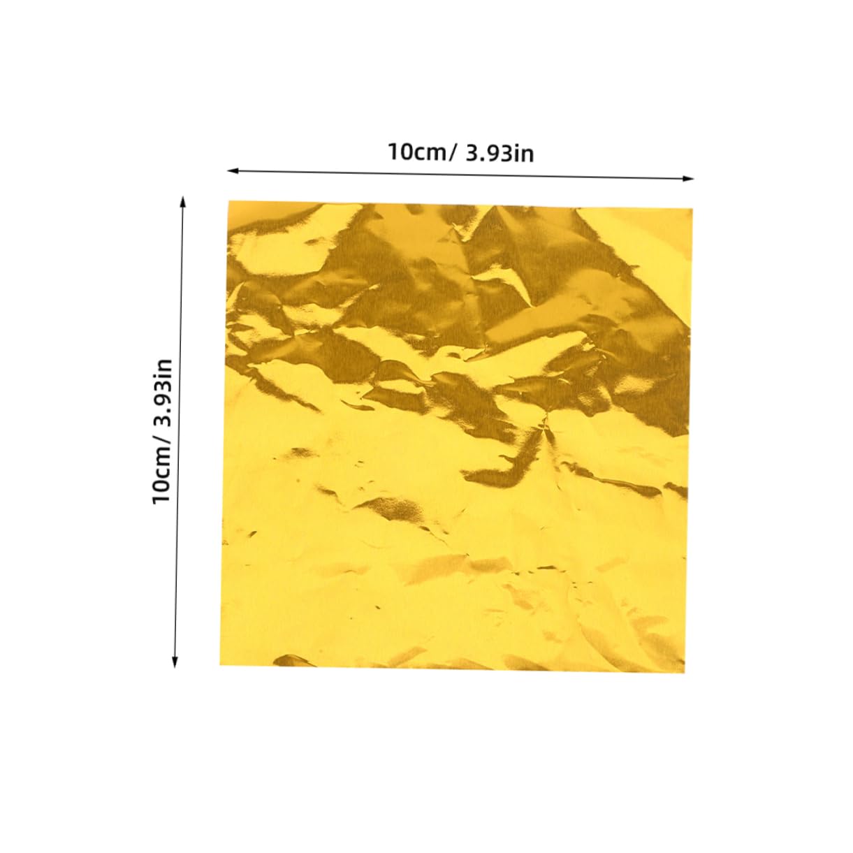 CONGARTENO Elegant Versatile 200pcs Square Candy Wrappers Foil Packaging for Chocolates Homemade Sweets Convenient Storage