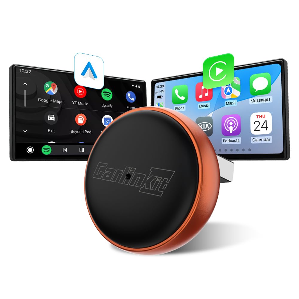 CarlinKit MINI Ultra 3 Wireless Apple CarPlay Adapter 2-in-1 Easy to Use | Converts Facto…