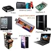 SJ@JX Arcade Game LED Controller Lamp USB Encoder Gamepad Cherry MX Microswitch Light Button 4-8way LED Joystick for Nintendo Switch PC PS3 Raspberry Pi MAME
