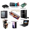SJ@JX Arcade Game LED Controller Lamp USB Encoder Gamepad Cherry MX Microswitch Light Button 4-8way LED Joystick for Nintendo Switch PC PS3 Raspberry Pi MAME