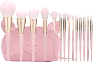 Juego de brochas de maquillaje de 14 cerdos J...