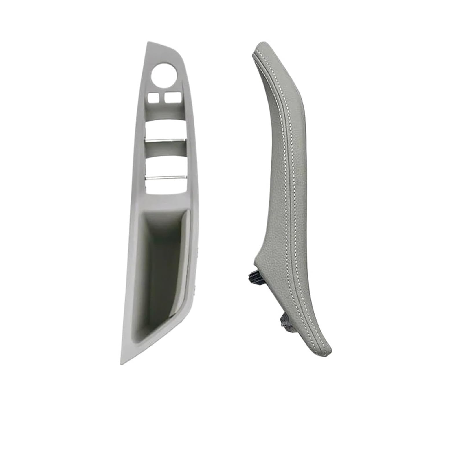 JYUTDW for BMW 5 Series F10 F11 F18 520 523 525 528 530 535 Car Inner Door Handle Trim Pull Grab Panel Inner Door Handle Car(Moka 2pcs Set)