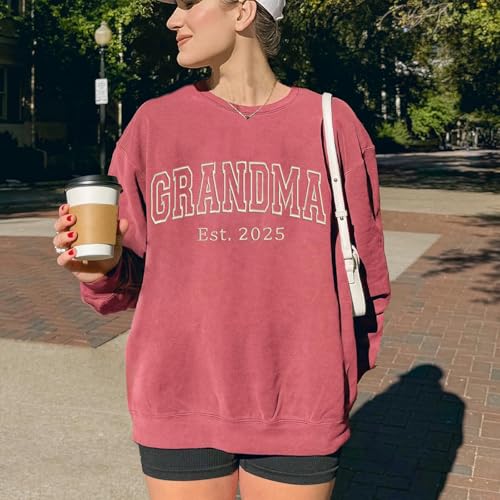 Personalized Embroidered Nonnie Sweatshirt with Kids Names - Custom Christmas Sweaters for Women2