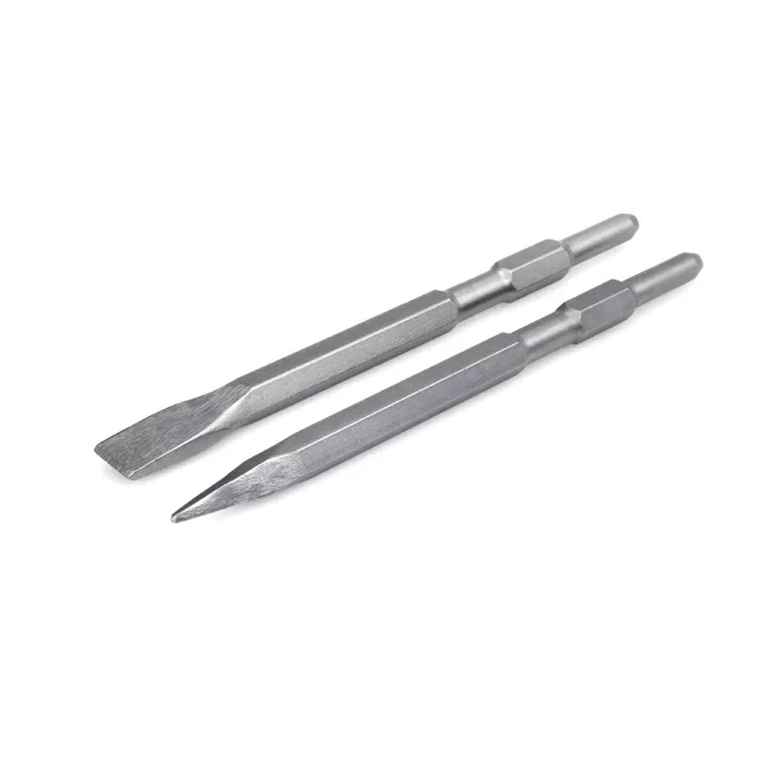 Cincel SDS/Plus de 250 mm con Mango Hexagonal, Martillo eléctrico, Punta Plana, Herramientas de mampostería for hormigón, ladrillo, Pared, Roca(Pointed Chisel)