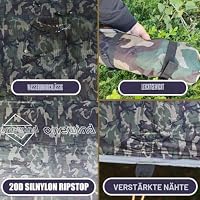 Onewind 3,6x3m wasserdichte Zeltplane, Ultraleichte Hängematte Tarp – Ansicht 3